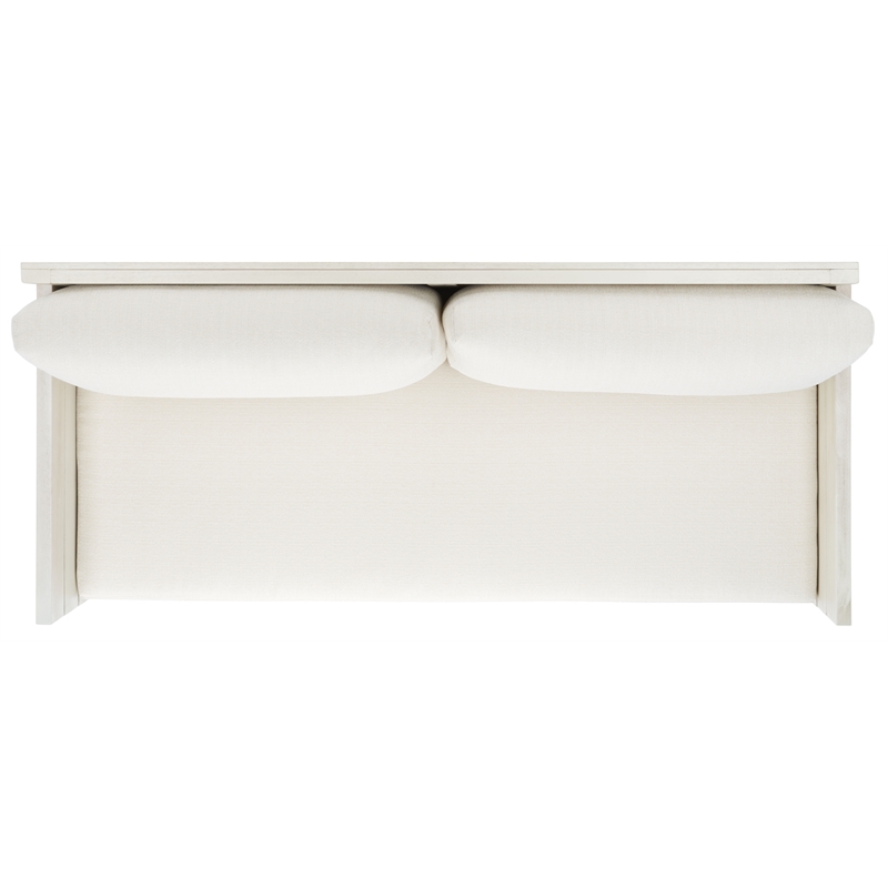 Safavieh Chrissie Wood Patio Sofa in White