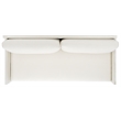 Safavieh Chrissie Wood Patio Sofa in White