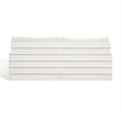 Safavieh Chrissie Wood Patio Sofa in White