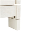 Safavieh Chrissie Wood Patio Sofa in White