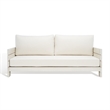 Safavieh Chrissie Wood Patio Sofa in White