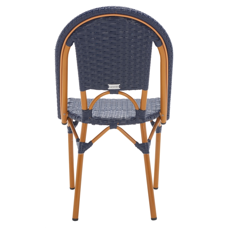 Safavieh California Metal Side Chair in Navy
