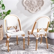 Safavieh California Metal Side Chair  in White