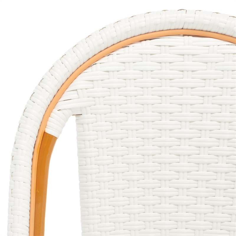 Safavieh California Metal Side Chair  in White