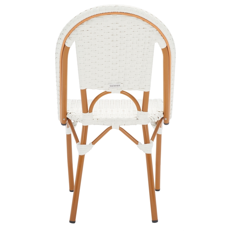 Safavieh California Metal Side Chair  in White