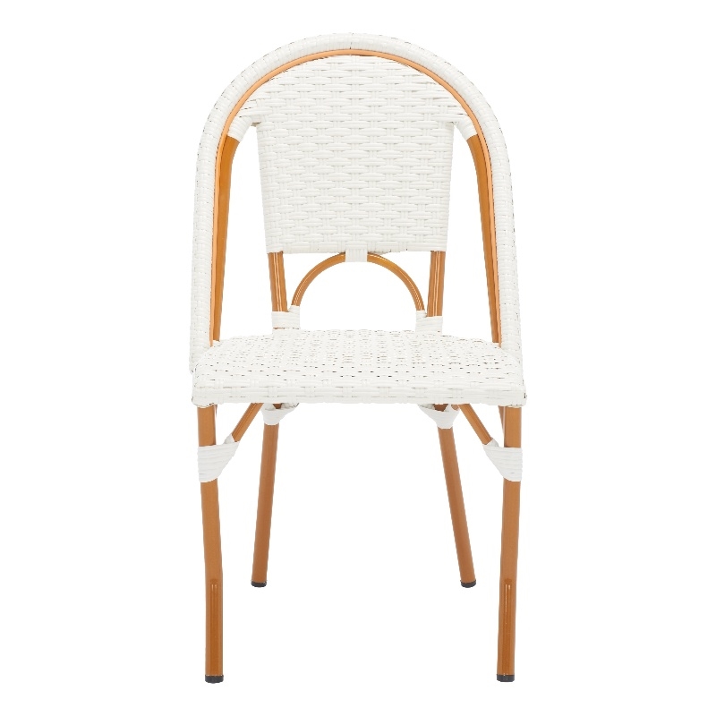 Safavieh California Metal Side Chair  in White
