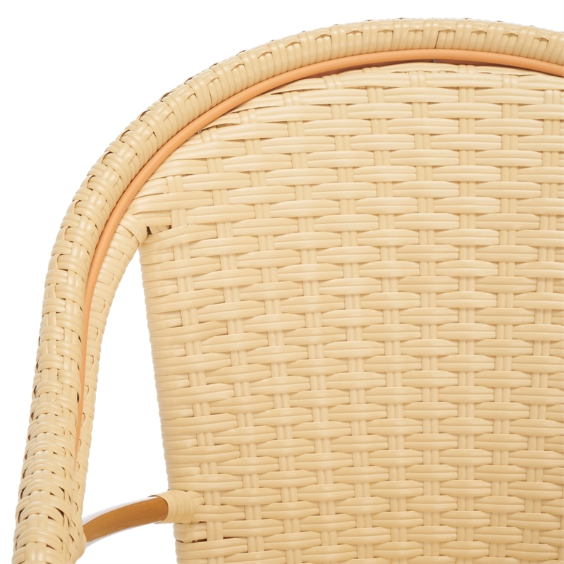 Safavieh California Metal Armchair  in Natural