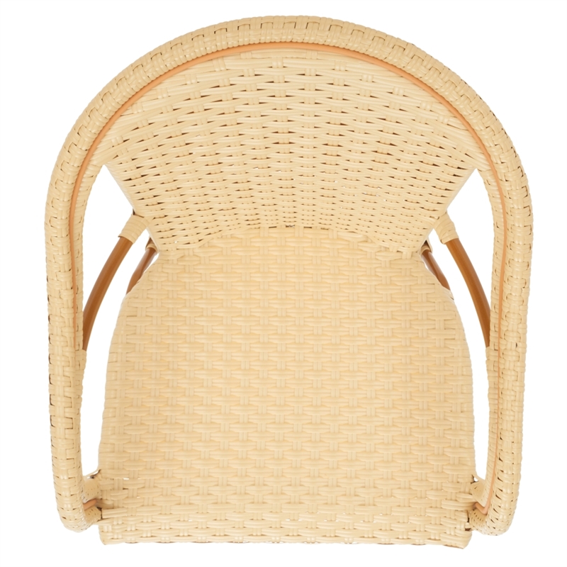 Safavieh California Metal Armchair  in Natural