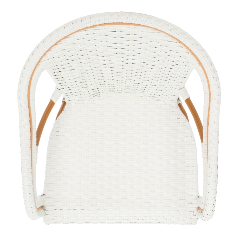 Safavieh California Metal Armchair  in White