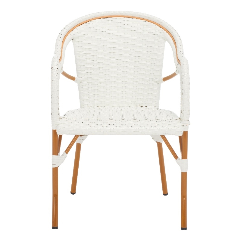 Safavieh California Metal Armchair  in White