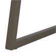 Safavieh Randolph 4 Pc Wood Living Set in Gray / Gray