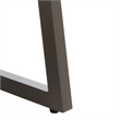 Safavieh Randolph 4 Pc Wood Living Set in Gray / Light Gray