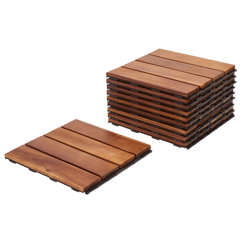Safavieh Phuket Wooden Floor Tile in Natural
