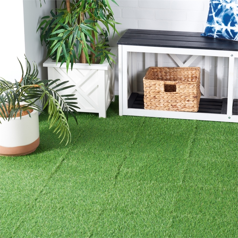 Safavieh Paju Grass Floor Tile in Green