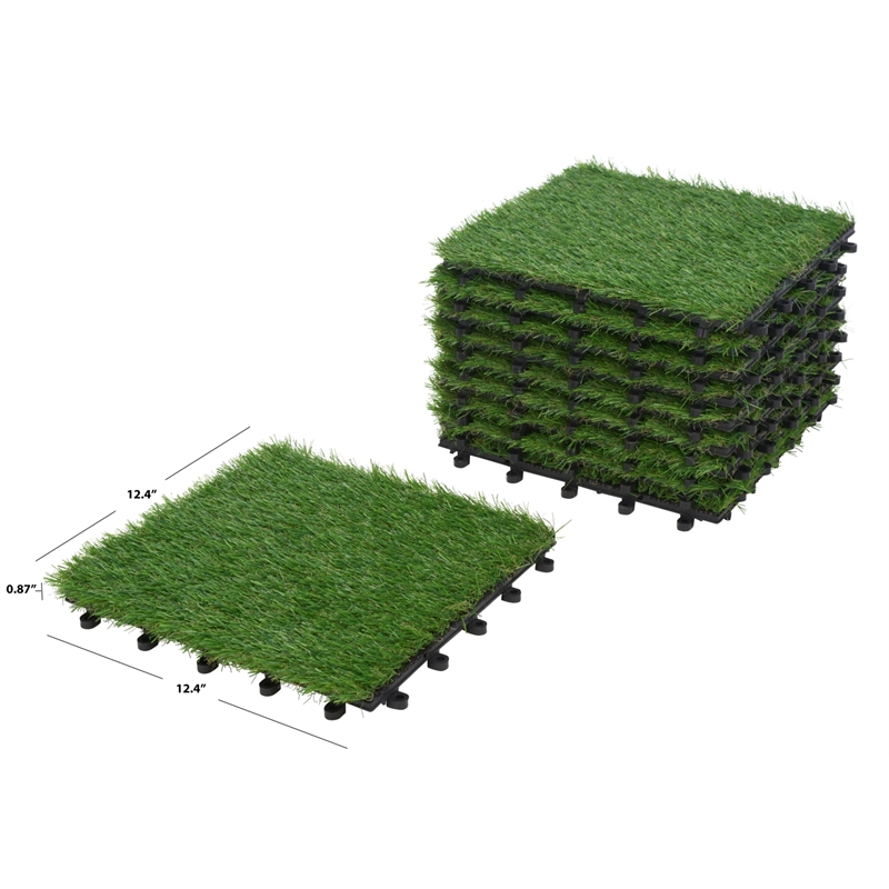 Safavieh Paju Grass Floor Tile in Green