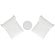 Safavieh Archie 3 Pc Steel and Fabric Living Set in White / Beige