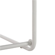 Safavieh Archie 3 Pc Steel and Fabric Living Set in White / Beige