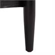 Safavieh Shelbie 1 Drawer Reeded Wood Nightstand in Black