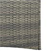 Safavieh Adora Rattan and Steel Double Daybed in Gray / Brown / Taupe