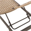 Safavieh Arthur Iron Lounge Chair in Gray / Tan