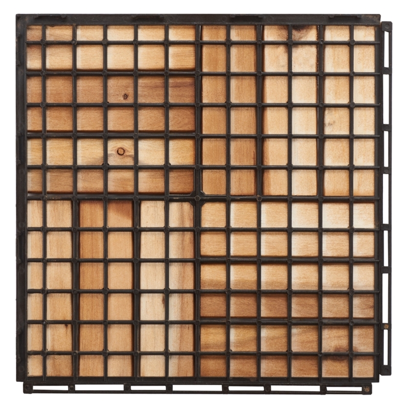 Safavieh Hanoi Wooden Floor Tile in Natural