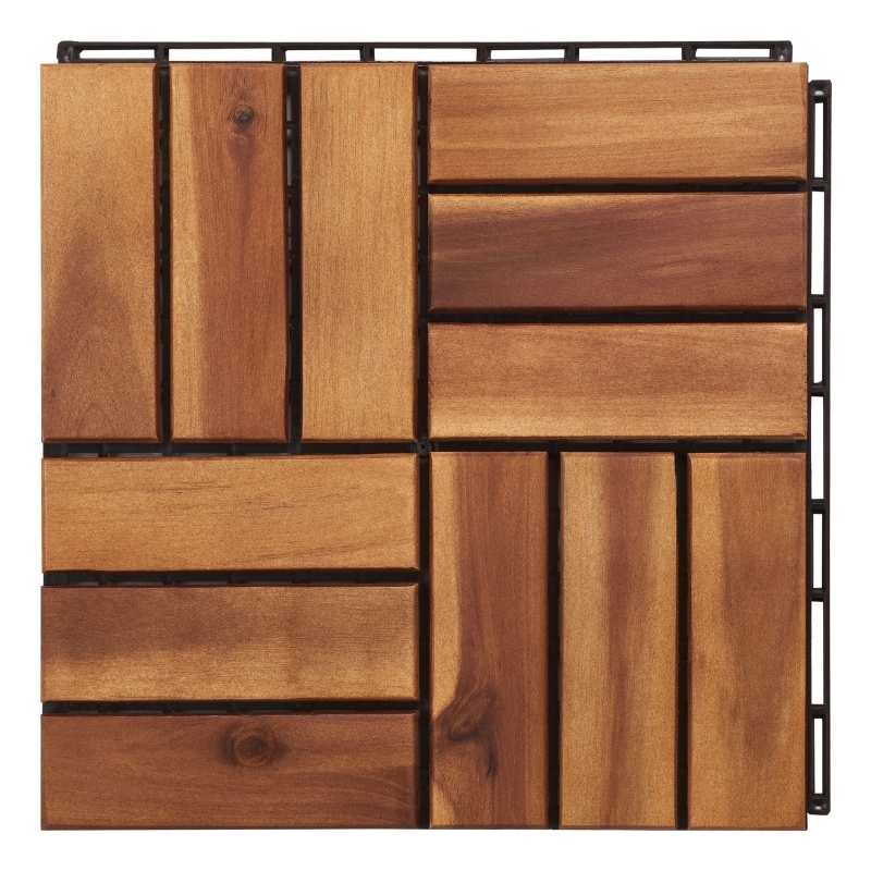 Safavieh Hanoi Wooden Floor Tile in Natural