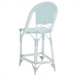 Safavieh California Metal Counter Stool in Baby Blue / White