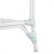 Safavieh California Metal Counter Stool in Baby Blue / White