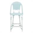 Safavieh California Metal Counter Stool in Baby Blue / White