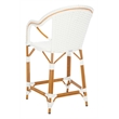Safavieh California Metal Counter Stool w/ Arm  in White