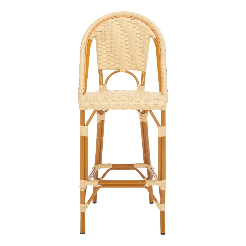 Safavieh California Metal Bar Stool in Natural
