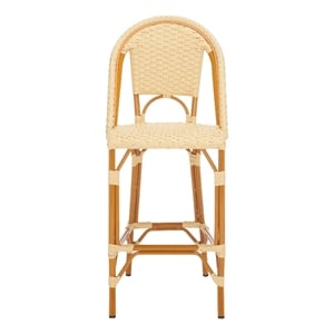 Safavieh California Metal Bar Stool in Natural