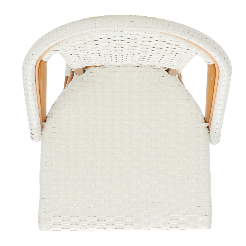 Safavieh California Metal Bar Stool in White