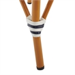 Safavieh California Metal Bar Stool in White / Navy