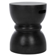 Safavieh Haruki  In/Outdoor Concrete Accent Stool in Black