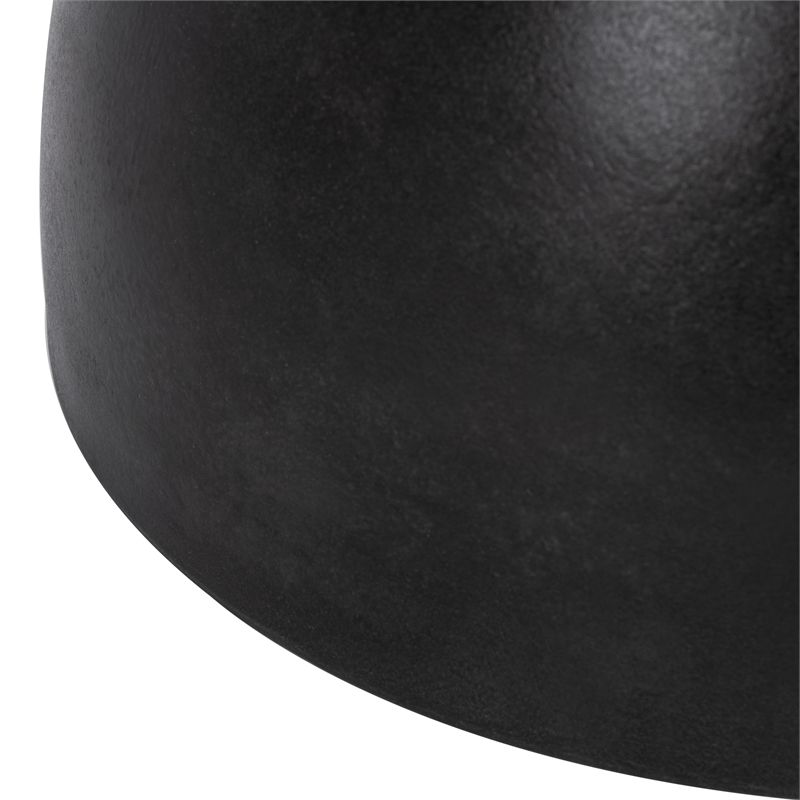 Safavieh Haruki  In/Outdoor Concrete Accent Stool in Black