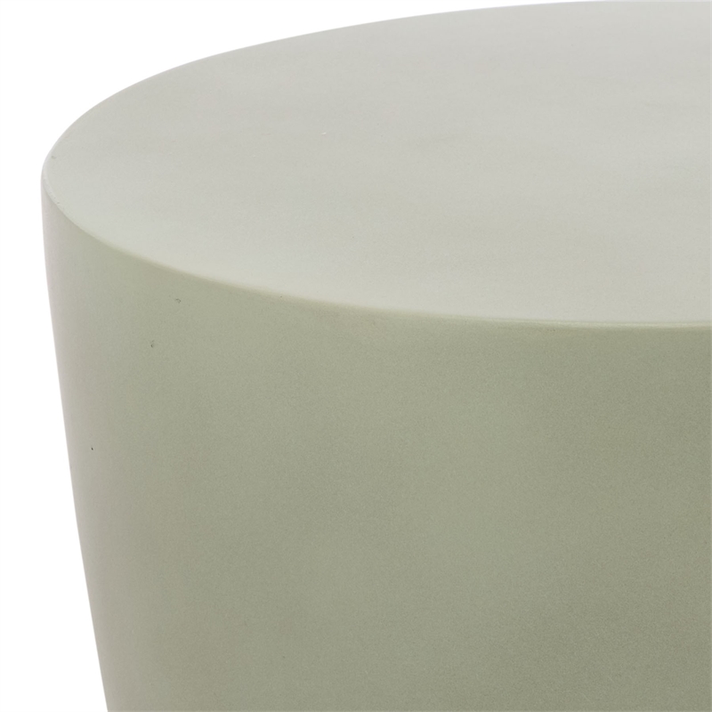 Safavieh Aishi In/Outdoor Concrete Accent Stool in Sage