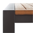 Safavieh Guthrie Steel and Wood Dining Table in Natural