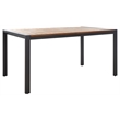 Safavieh Guthrie Steel and Wood Dining Table in Natural