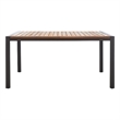 Safavieh Guthrie Steel and Wood Dining Table in Natural
