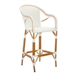 Safavieh California Metal Bar Stool w/ Arms in White