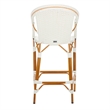 Safavieh California Metal Bar Stool w/ Arms in White