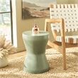 Safavieh Torre In/Outdoor Concrete Accent Stool in Sage