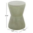 Safavieh Torre In/Outdoor Concrete Accent Stool in Sage