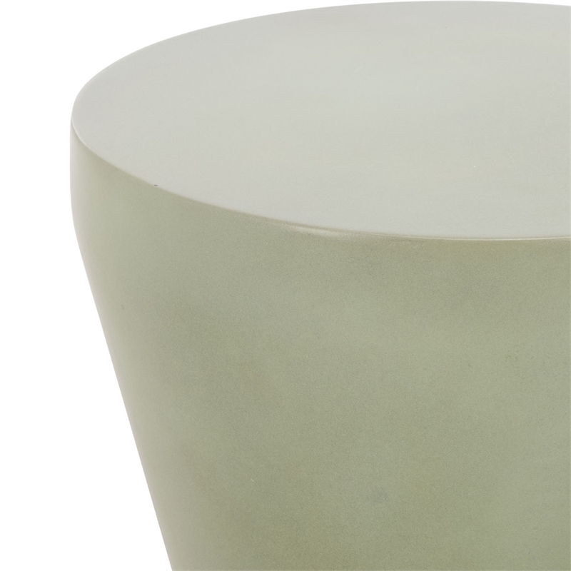 Safavieh Torre In/Outdoor Concrete Accent Stool in Sage