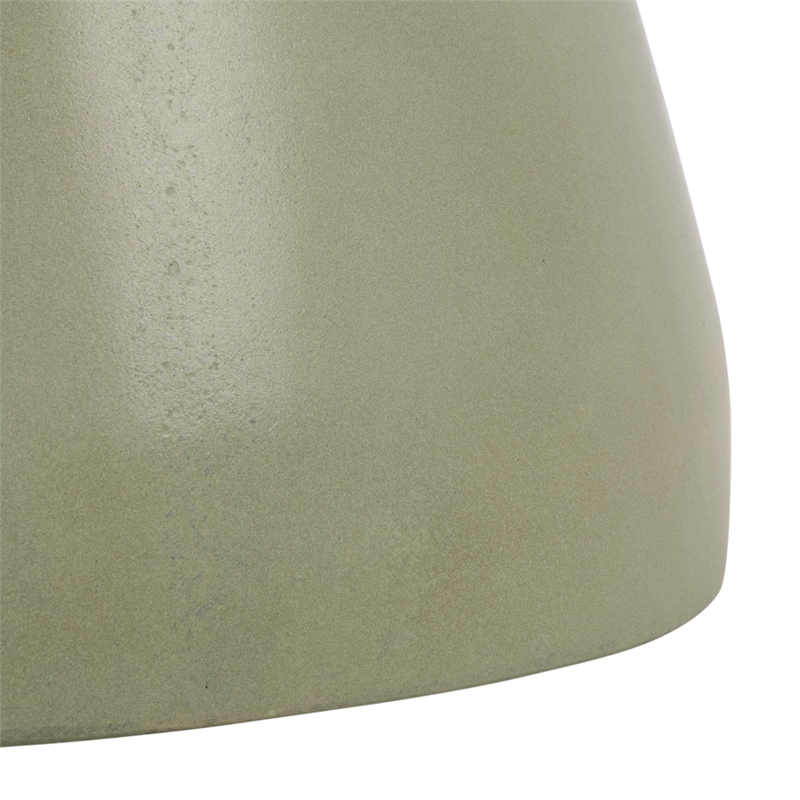 Safavieh Torre In/Outdoor Concrete Accent Stool in Sage