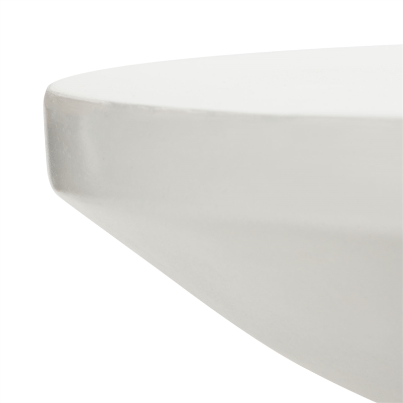 Safavieh Jiraiya Concrete Accent Stool  in Ivory