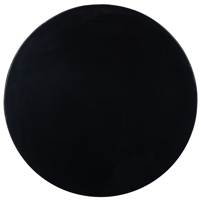 Safavieh Katara Concrete Accent Stool  in Black