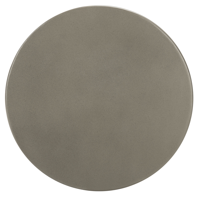 Safavieh Kavita Concrete Accent Stool  in Dark Gray