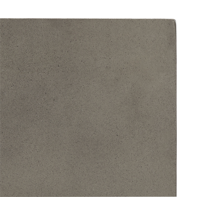 Safavieh Mazza Concrete Accent Stool  in Dark Gray